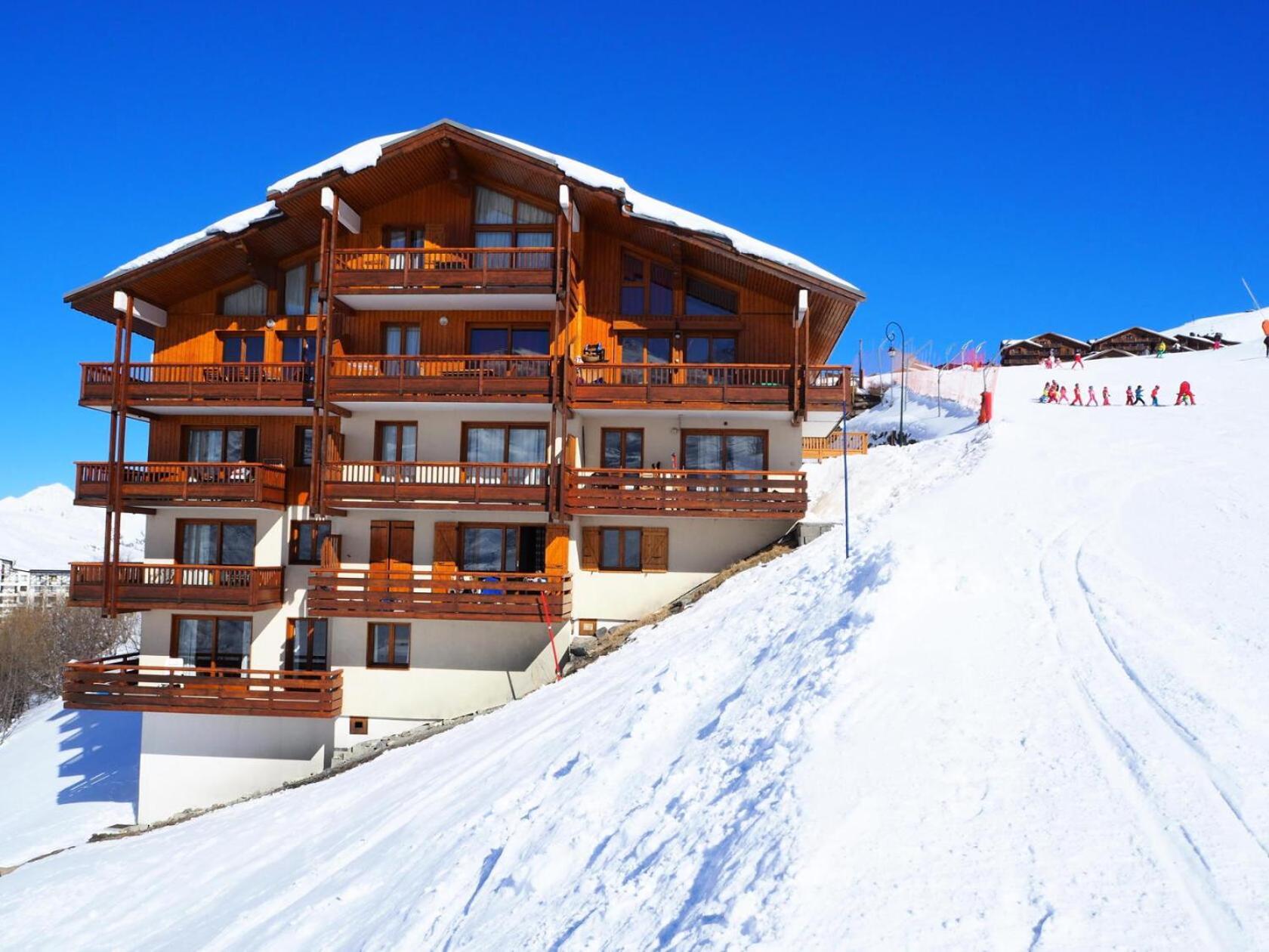 Residence Tetras Lyre - Appartement Duplex - Depart Et Retour Skis Aux Pieds - Balcon Mae-0204 Сен-Мартен-де-Бельвиль Экстерьер фото